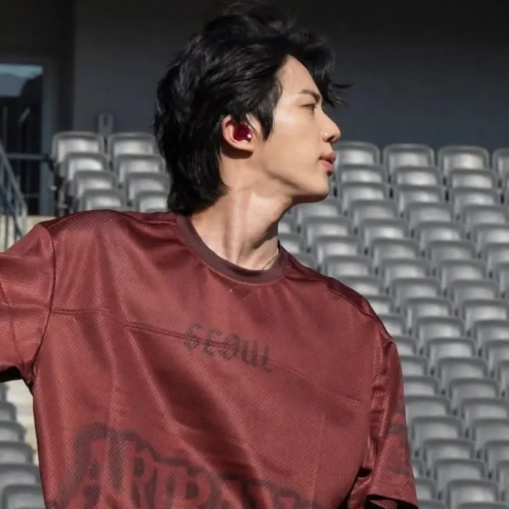 Recent activity shot of Jin (BTS)