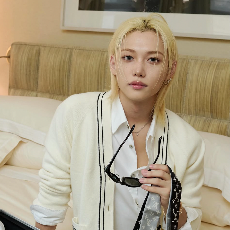 Recent activity shot of Felix (Stray Kids)