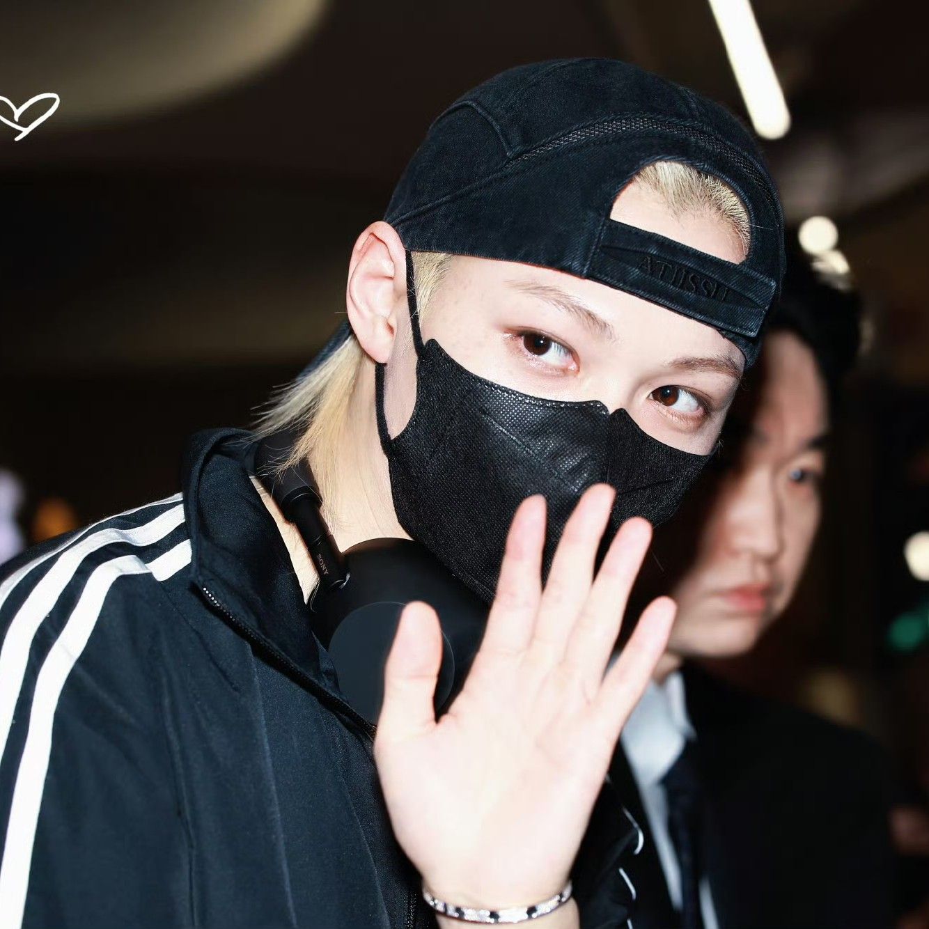 A moment captured by Felix (Stray Kids)'s fan