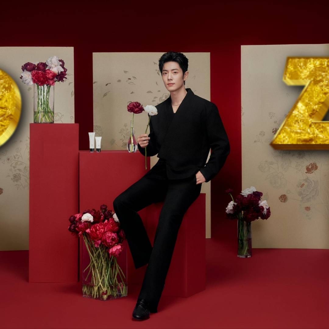 A moment captured by Xiao Zhan's fan