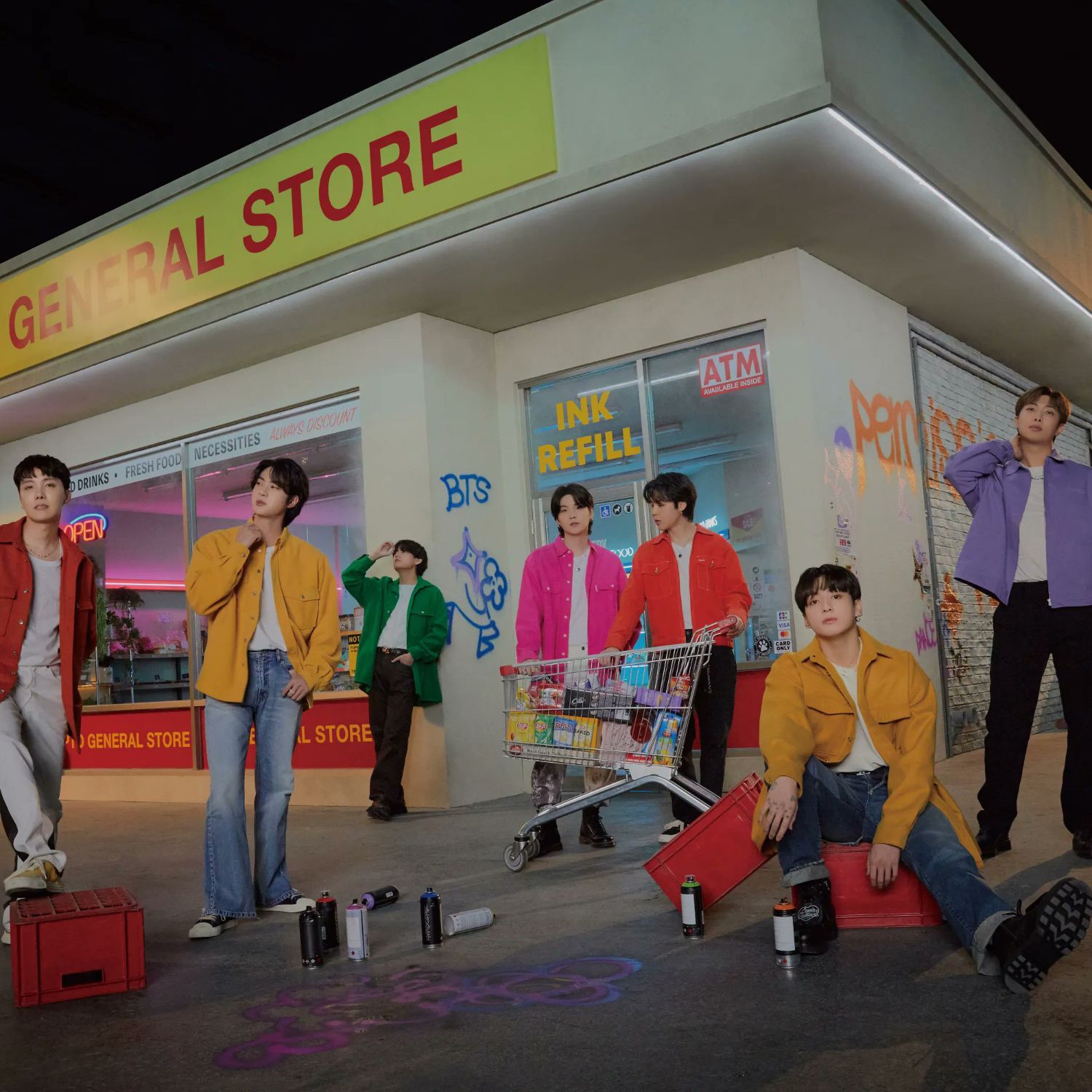 A moment captured by BTS's fan