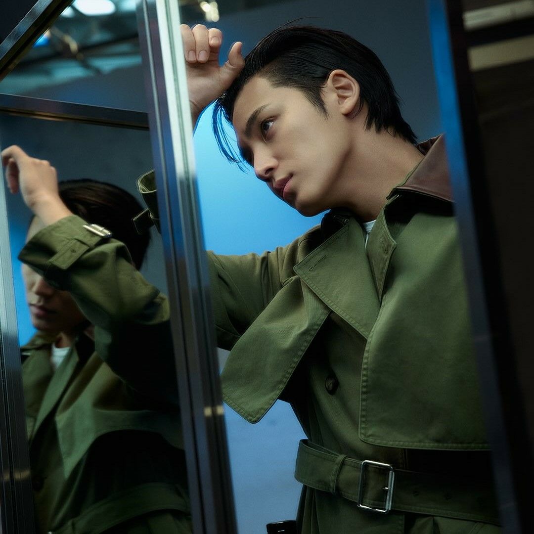 A moment captured by Mingyu (SEVENTEEN)'s fan