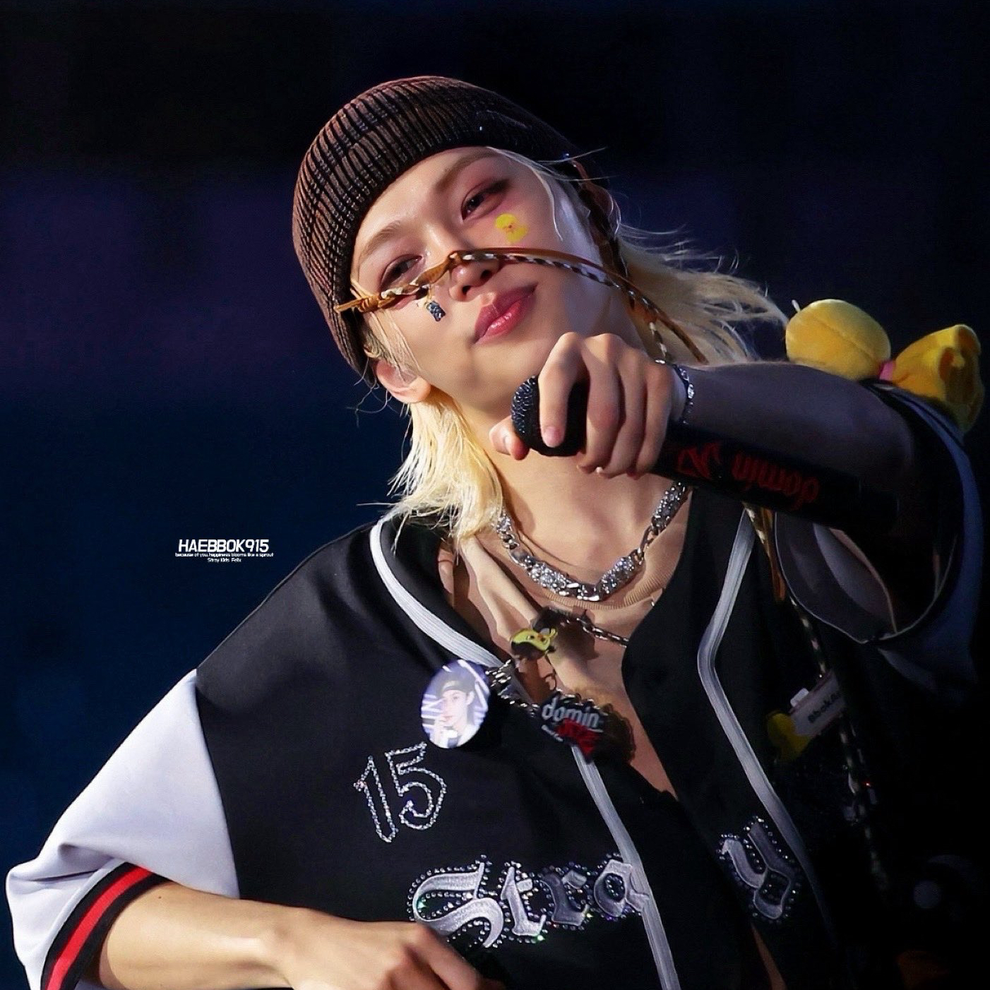 Recent activity shot of Felix (Stray Kids)