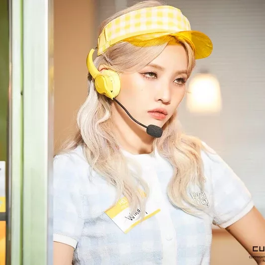 A moment captured by Soyeon (i-dle)'s fan