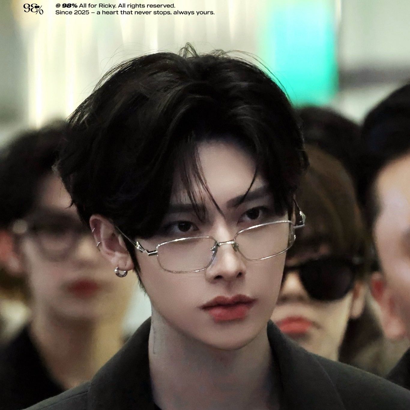 A moment captured by Ricky (ZEROBASEONE)'s fan