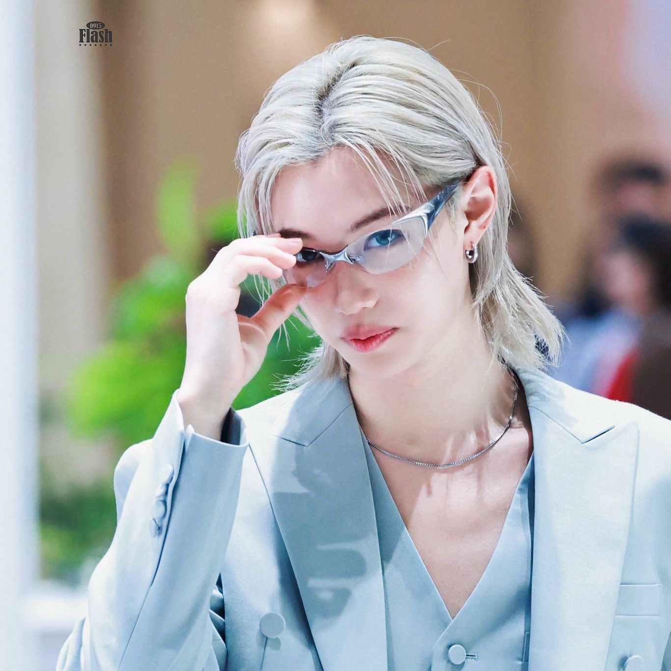 A moment captured by Felix (Stray Kids)'s fan