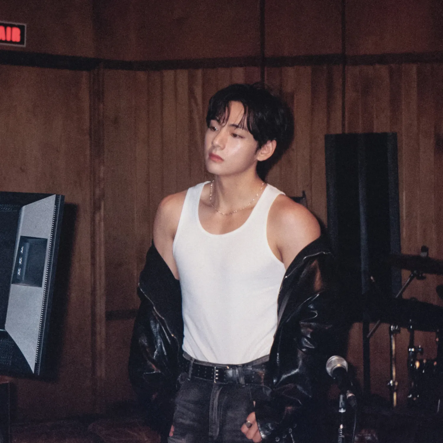 V (防彈少年團)粉絲拍下的瞬間