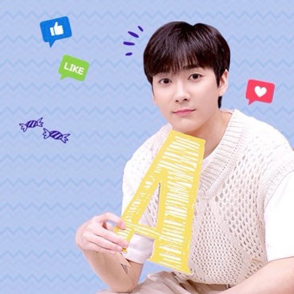 A moment captured by Aron's fan