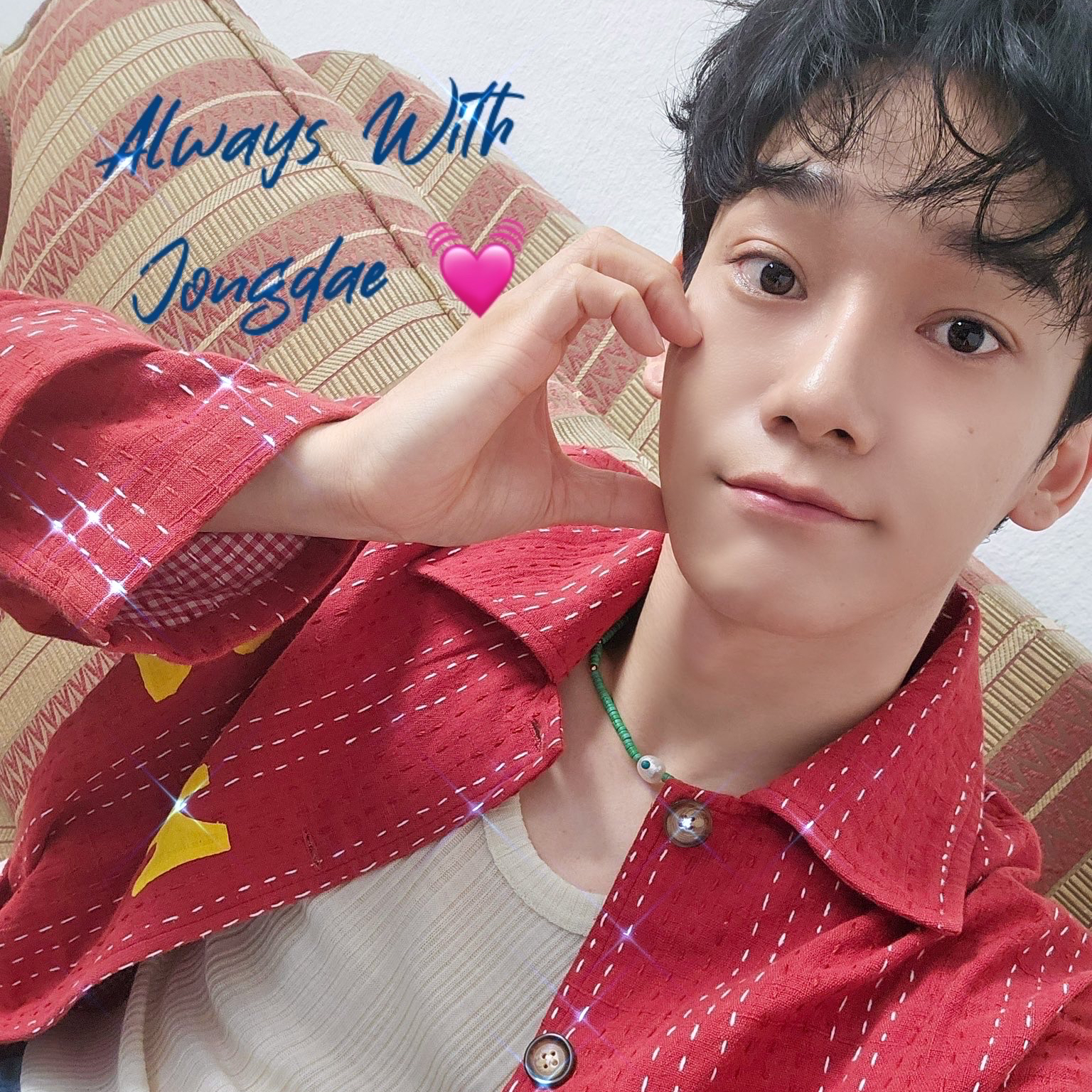 Recent activity shot of Chen (EXO)