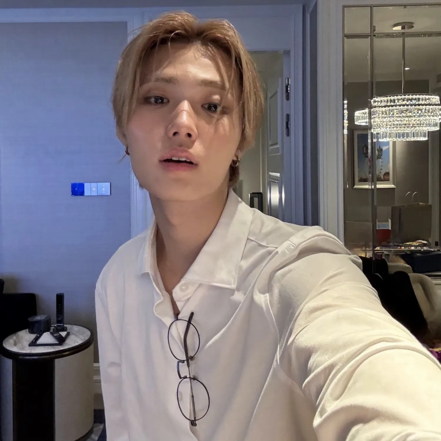 A moment captured by Doyoung (TREASURE)'s fan