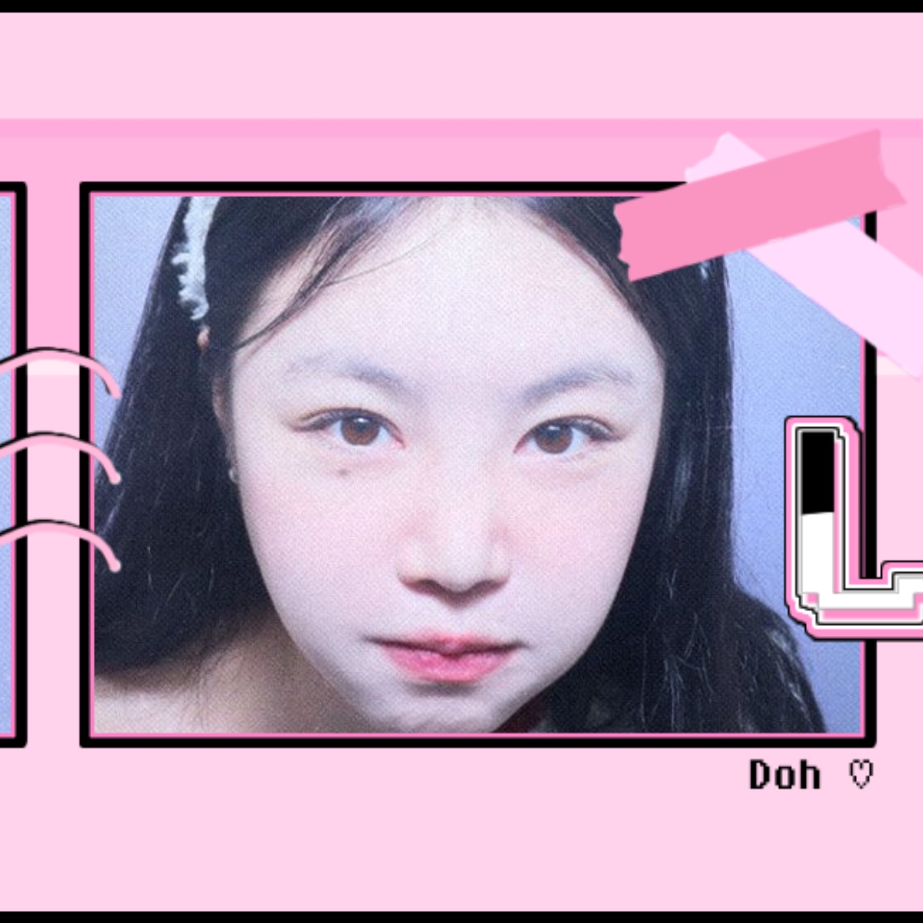 A moment captured by Soojin's fan