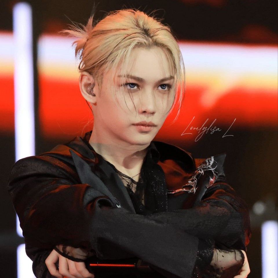 A moment captured by Felix (Stray Kids)'s fan