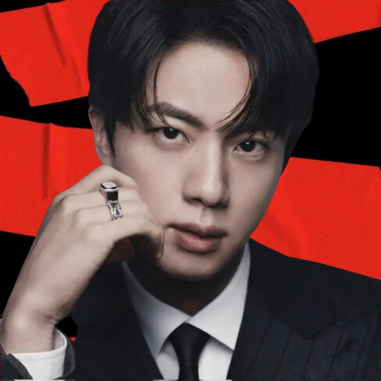 Recent activity shot of Jin (BTS)