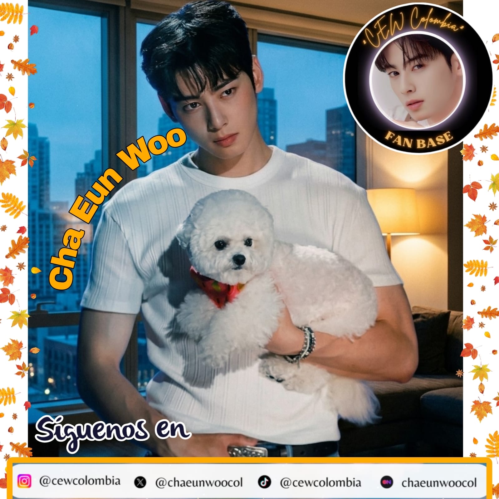 Recent activity shot of Eunwoo (ASTRO)