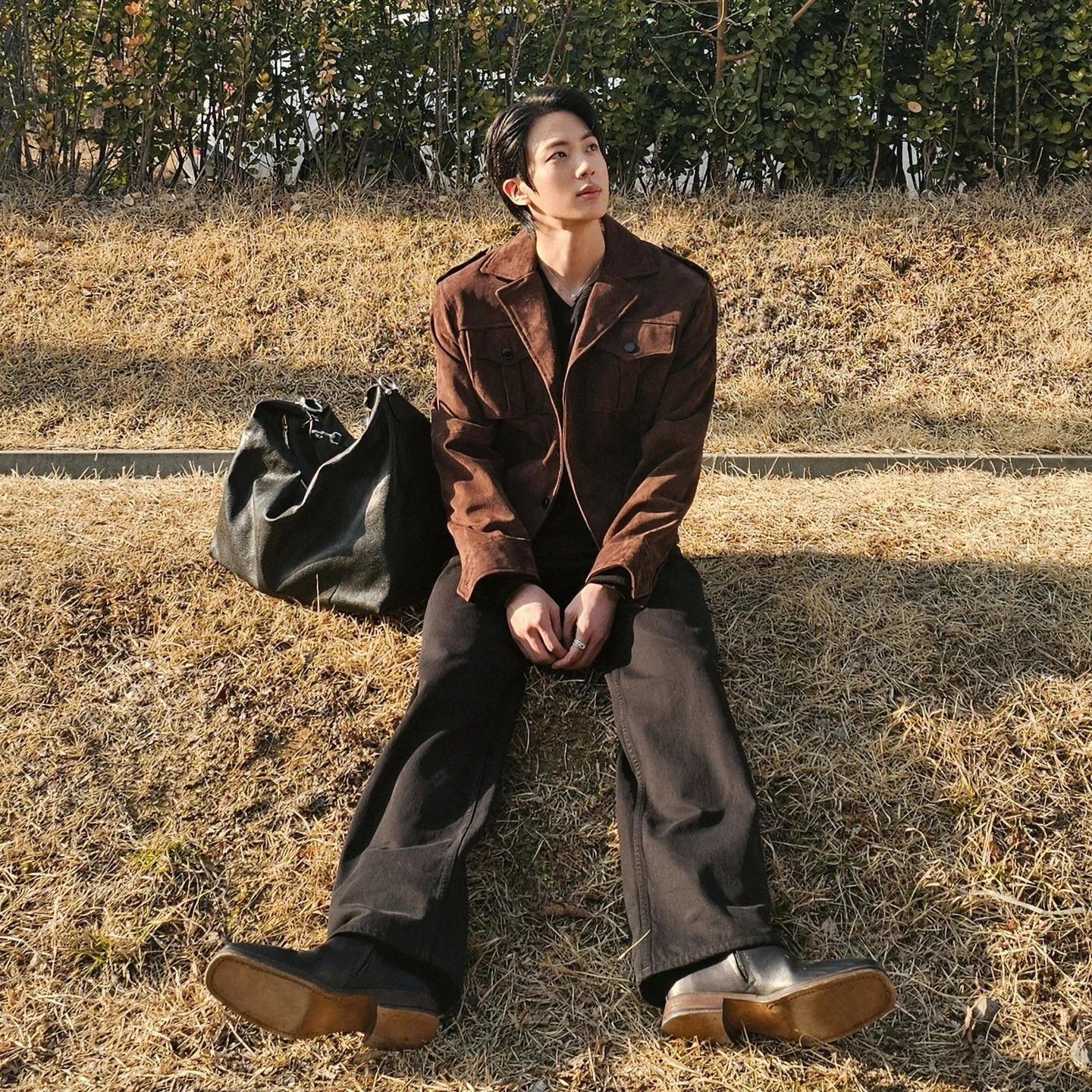 Momen yang diabadikan oleh penggemar Jin (BTS)