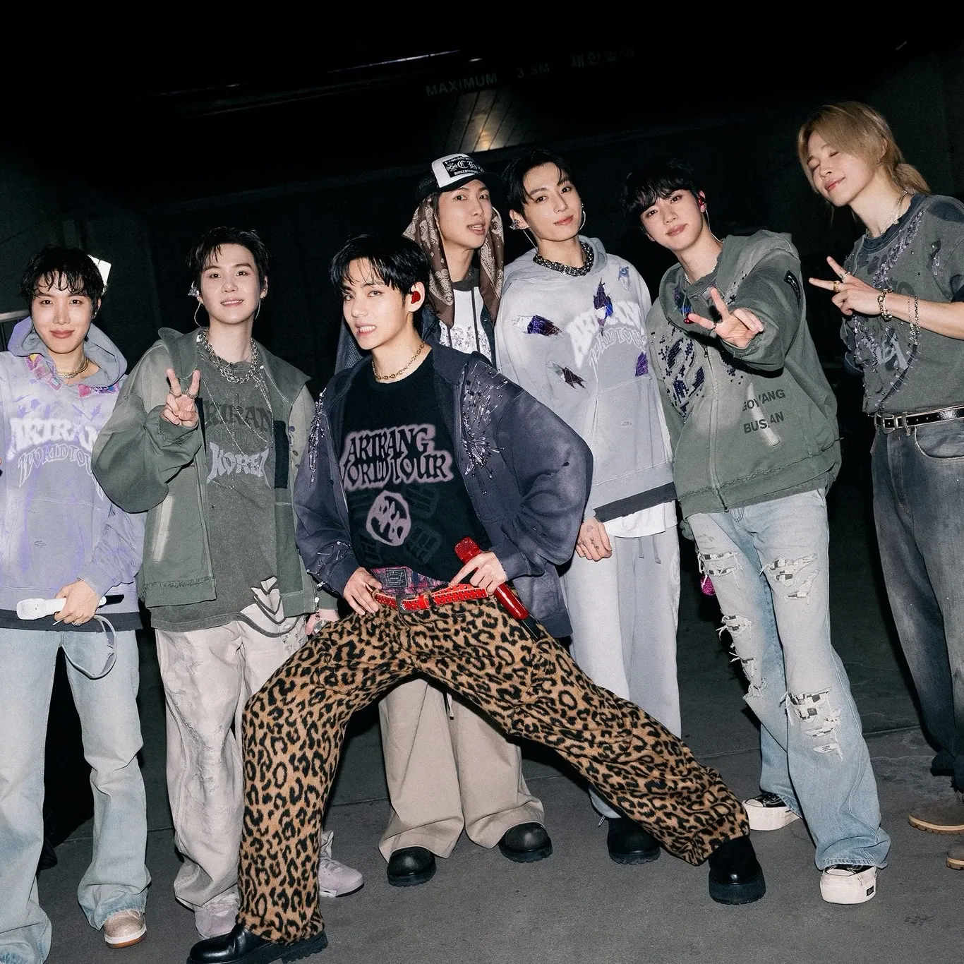 防彈少年團粉絲拍下的瞬間