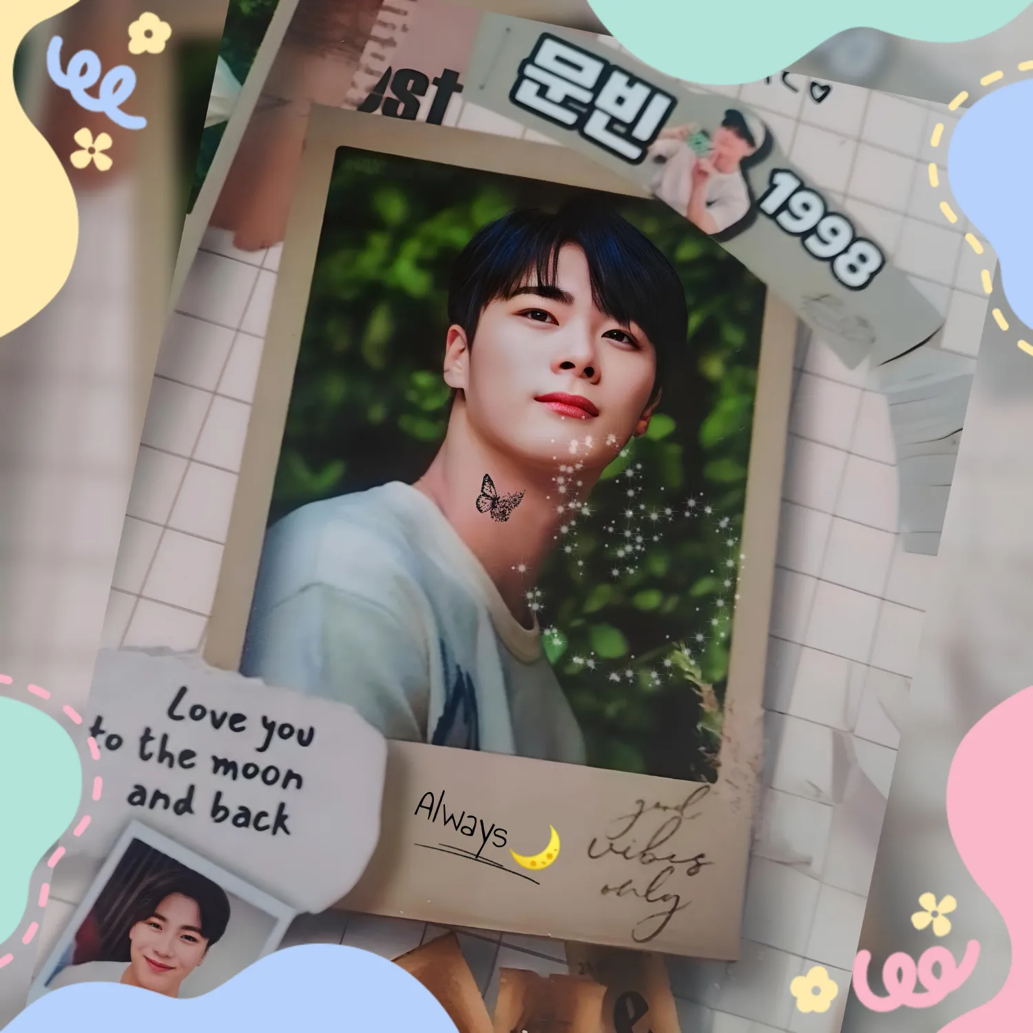 A moment captured by Moonbin (ASTRO)'s fan