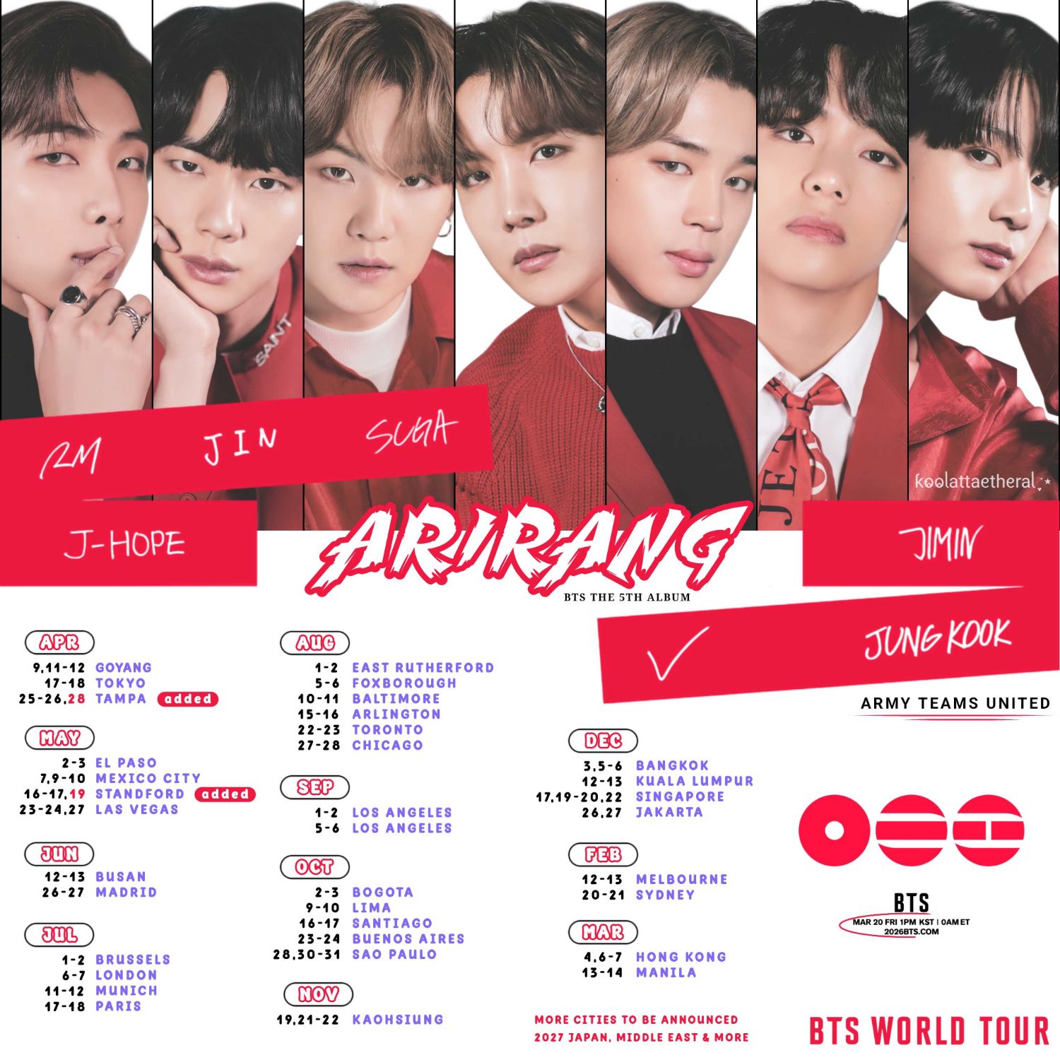 방탄소년단 최근 활동샷