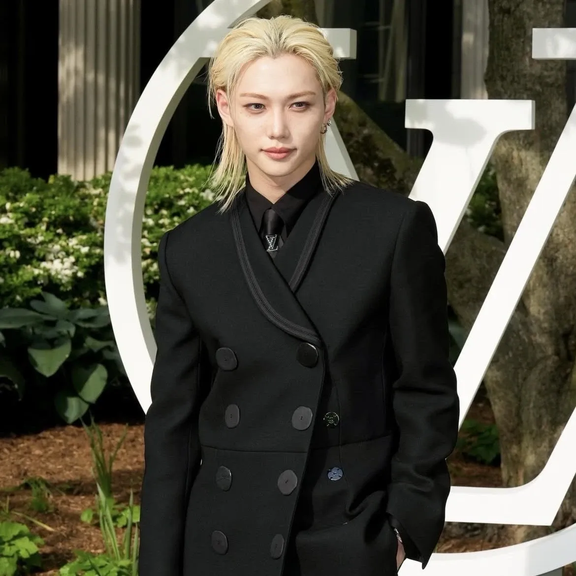 A moment captured by Felix (Stray Kids)'s fan