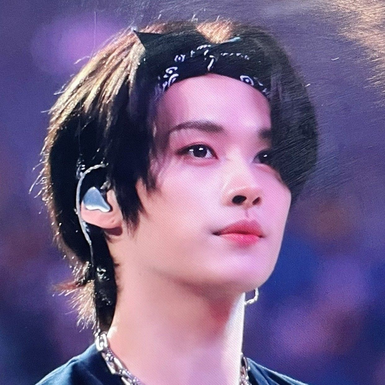 Recent activity shot of Lee Know (Stray Kids)