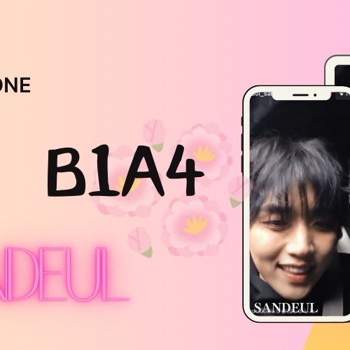 Recent activity shot of Sandeul (B1A4)