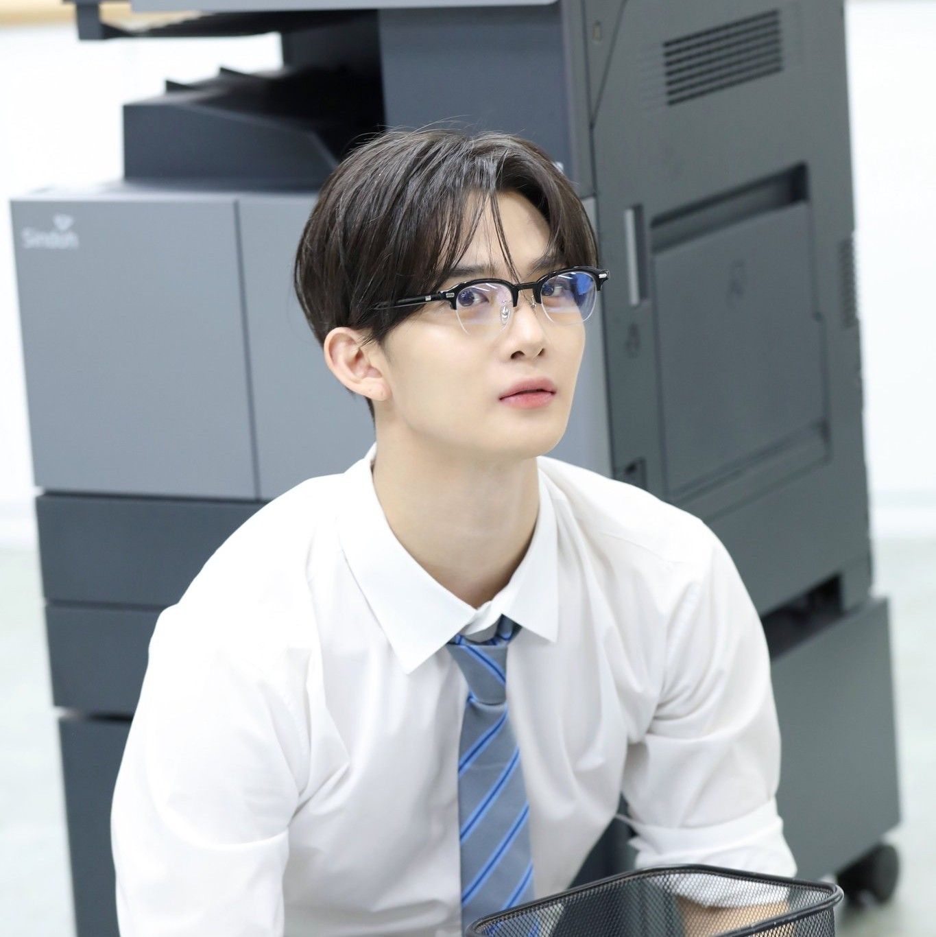 A moment captured by Bae Jinyoung's fan