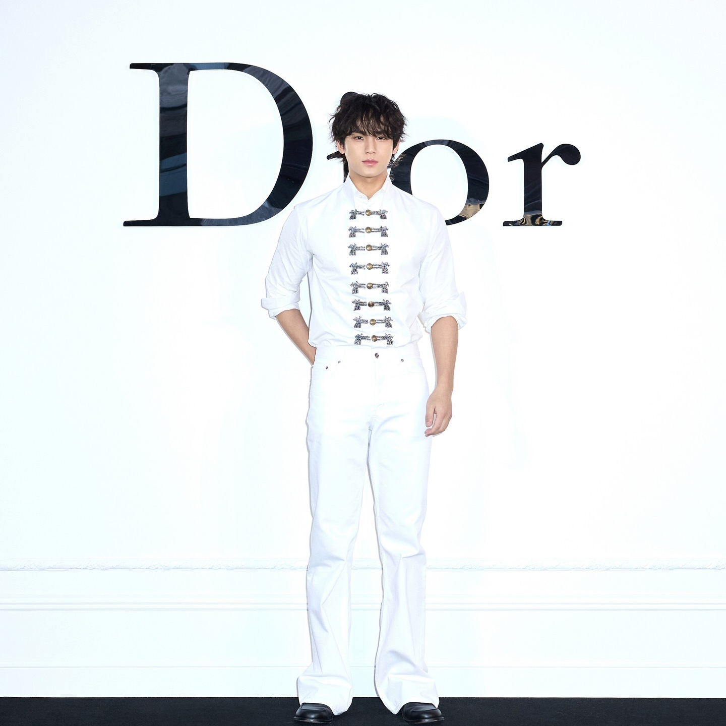 A moment captured by Mingyu (SEVENTEEN)'s fan