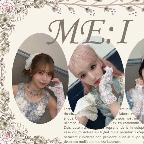 오늘 최애돌에서 빛나는 ME:I의 대표 사진