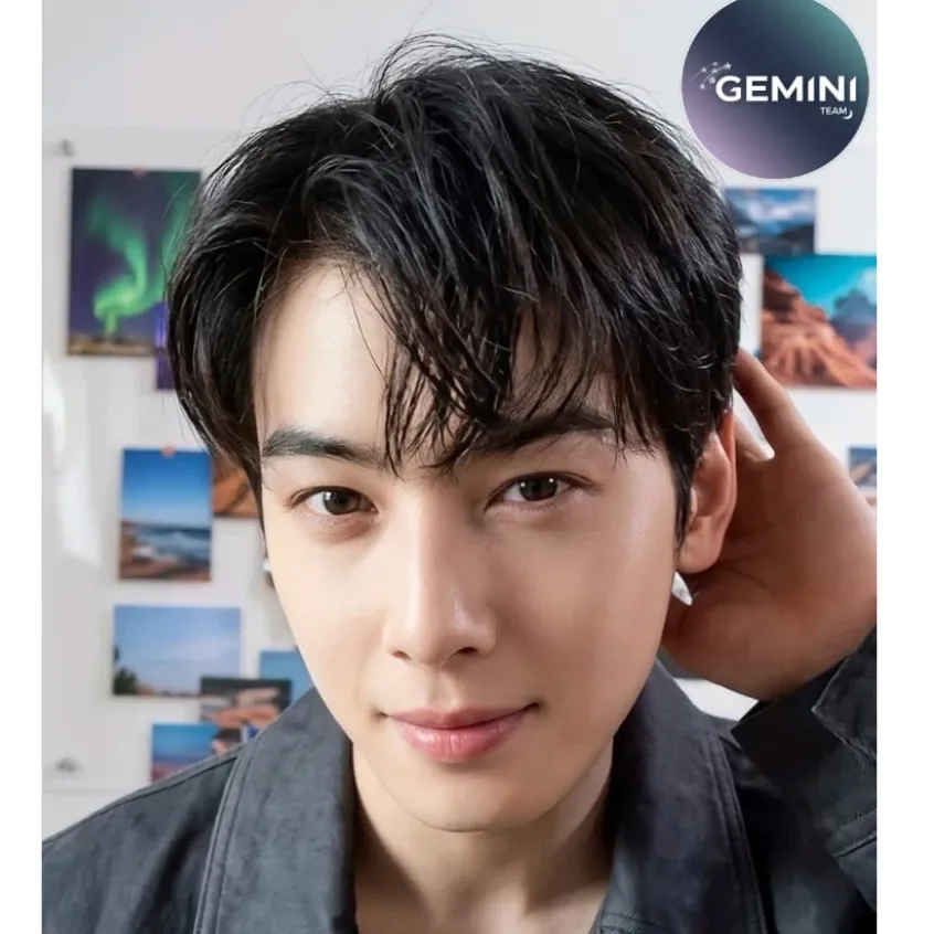 Recent activity shot of Eunwoo (ASTRO)