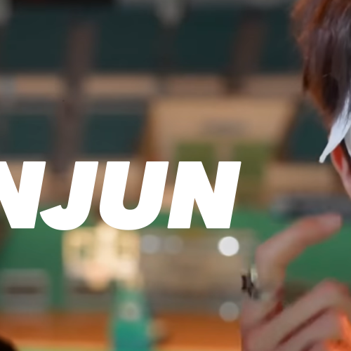 Behind-the-scenes cut of Wonjun (WHIB)