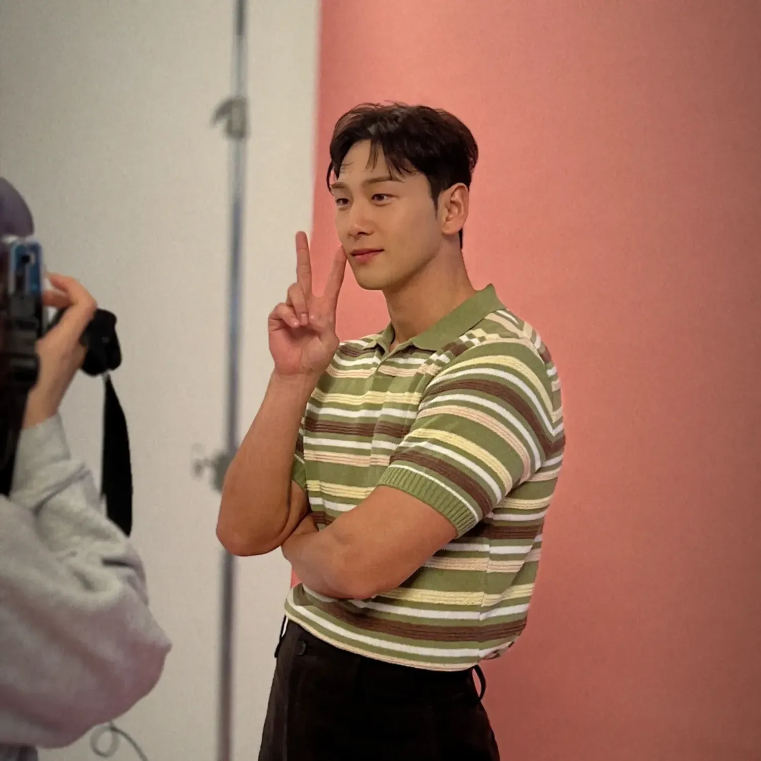 A moment captured by Baekho's fan