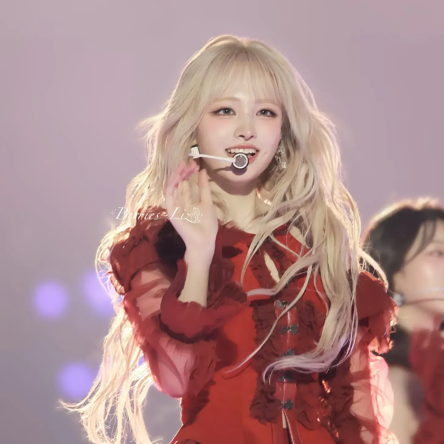 A moment captured by LIZ (IVE)'s fan