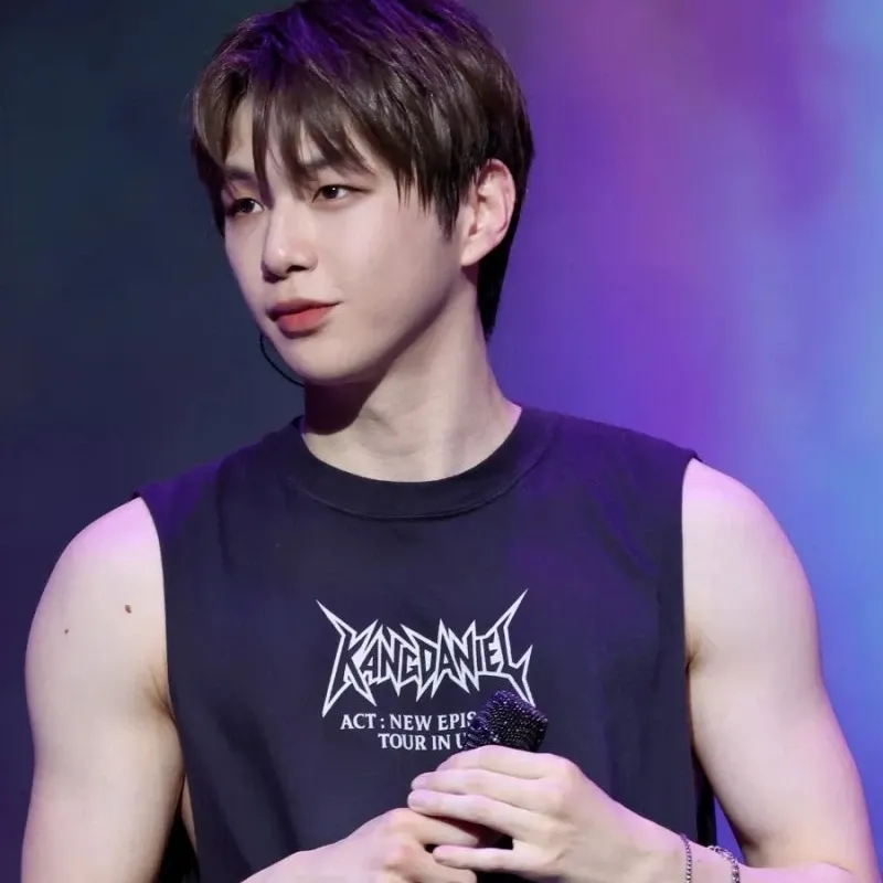 A moment captured by Kang Daniel's fan