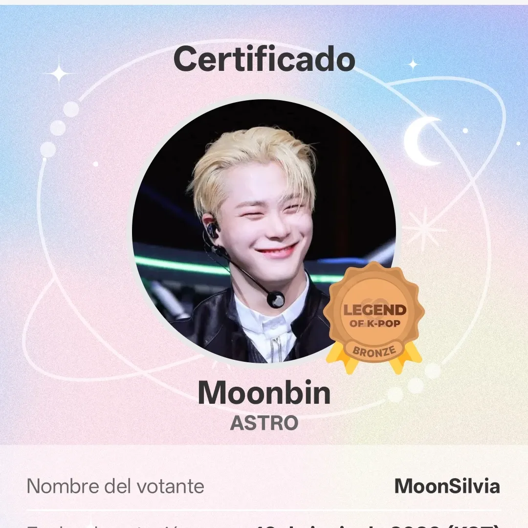 Recent activity shot of Moonbin (ASTRO)
