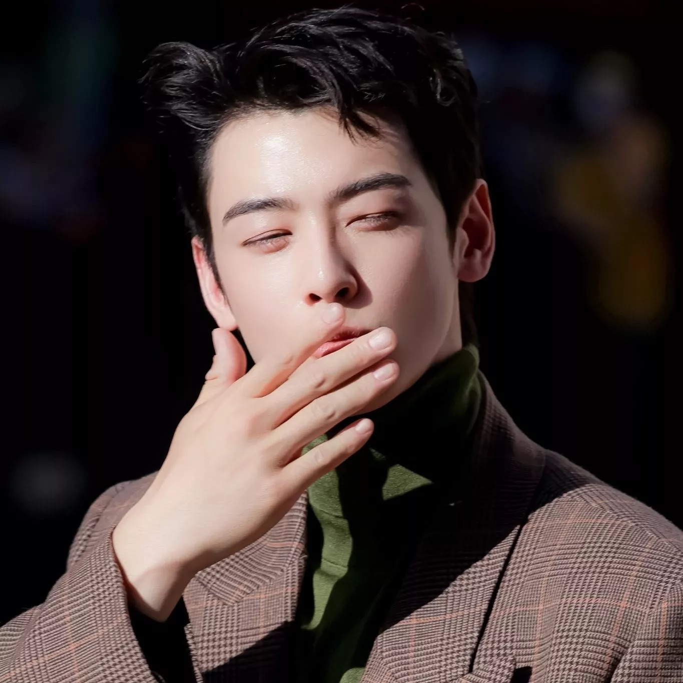 Recent activity shot of Eunwoo (ASTRO)