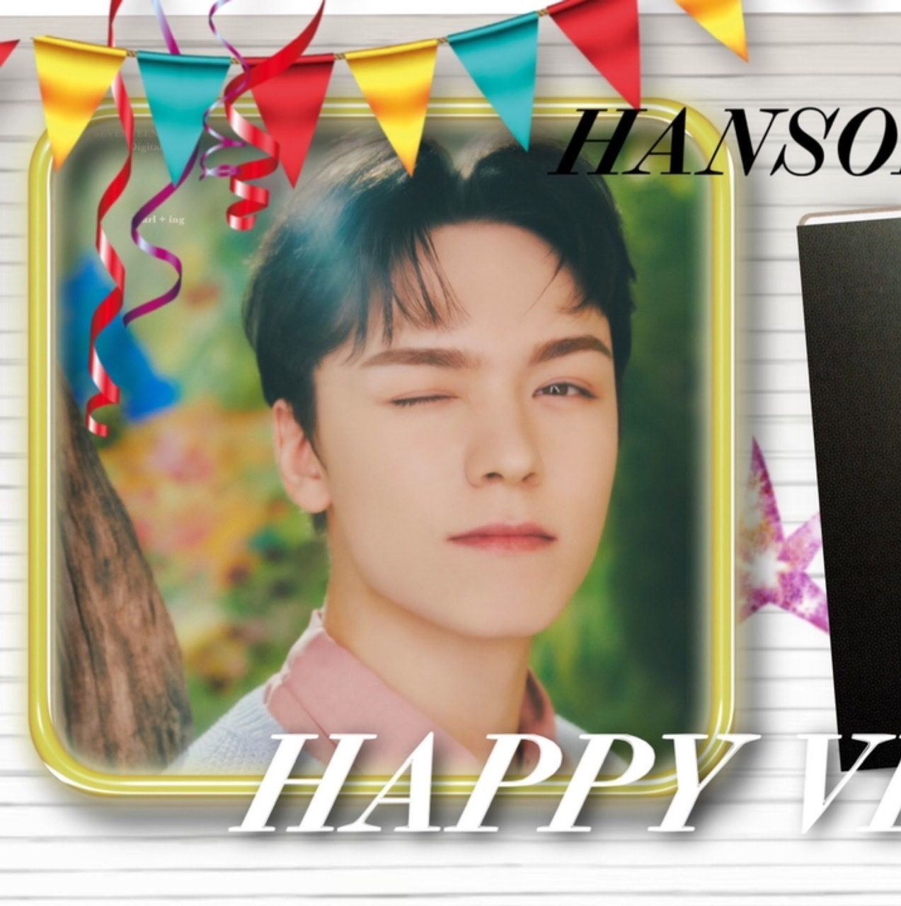 A moment captured by Vernon (SEVENTEEN)'s fan