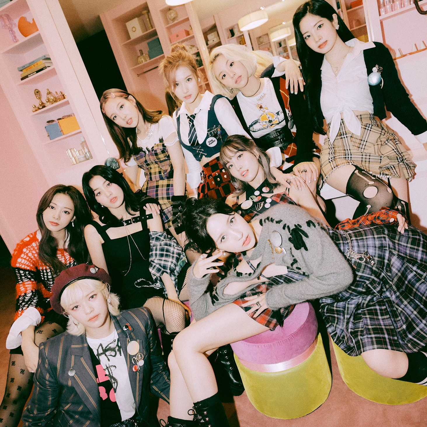 Recent activity shot of TWICE