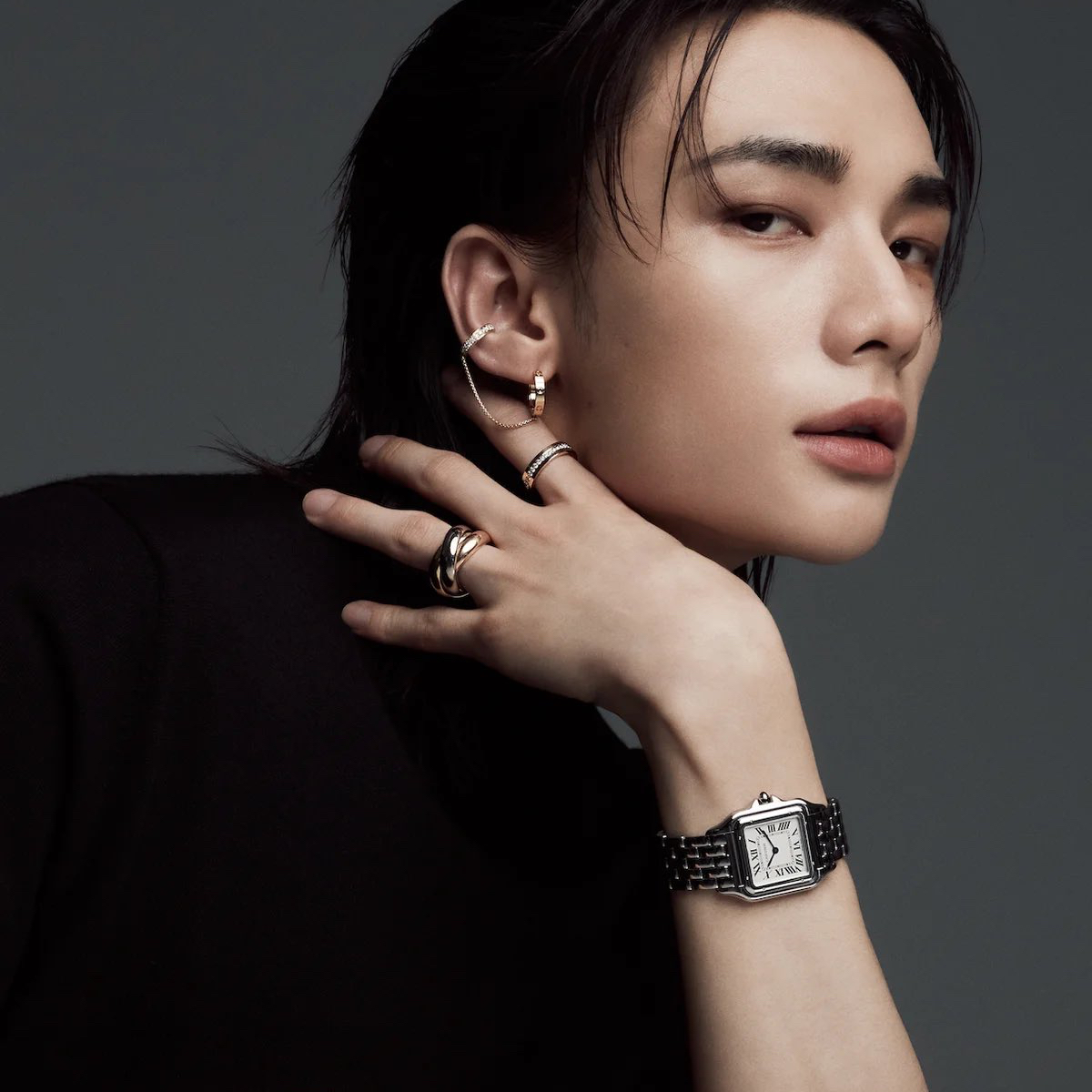 Behind-the-scenes cut of Hyunjin (Stray Kids)