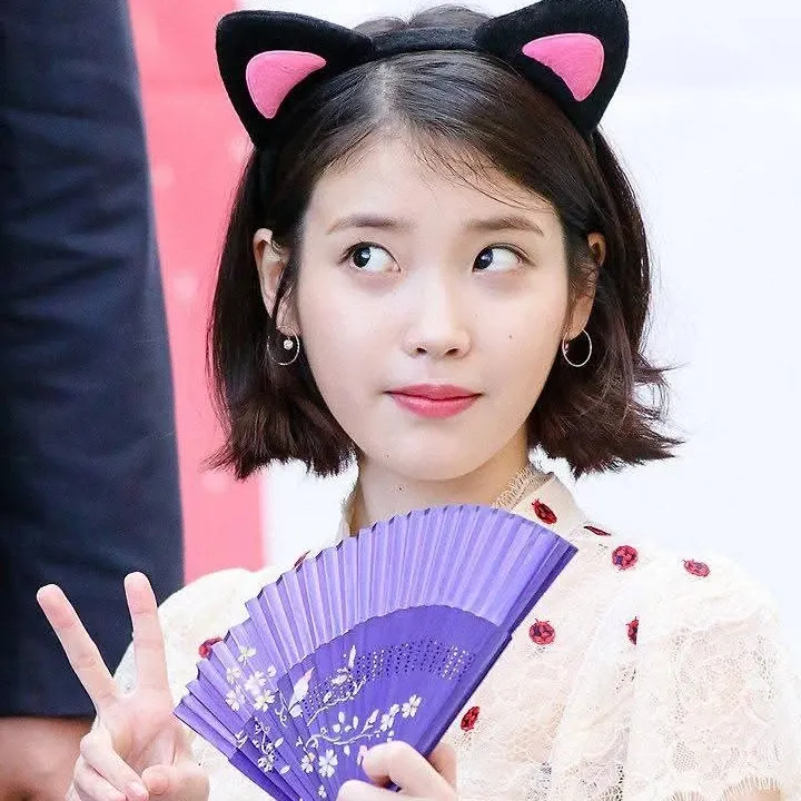 A moment captured by IU's fan