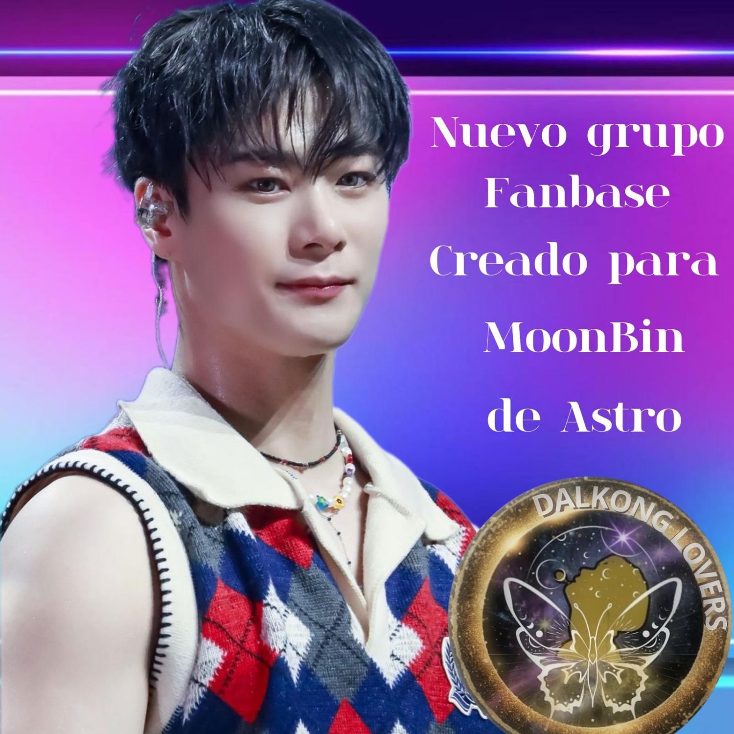 Recent activity shot of Moonbin (ASTRO)