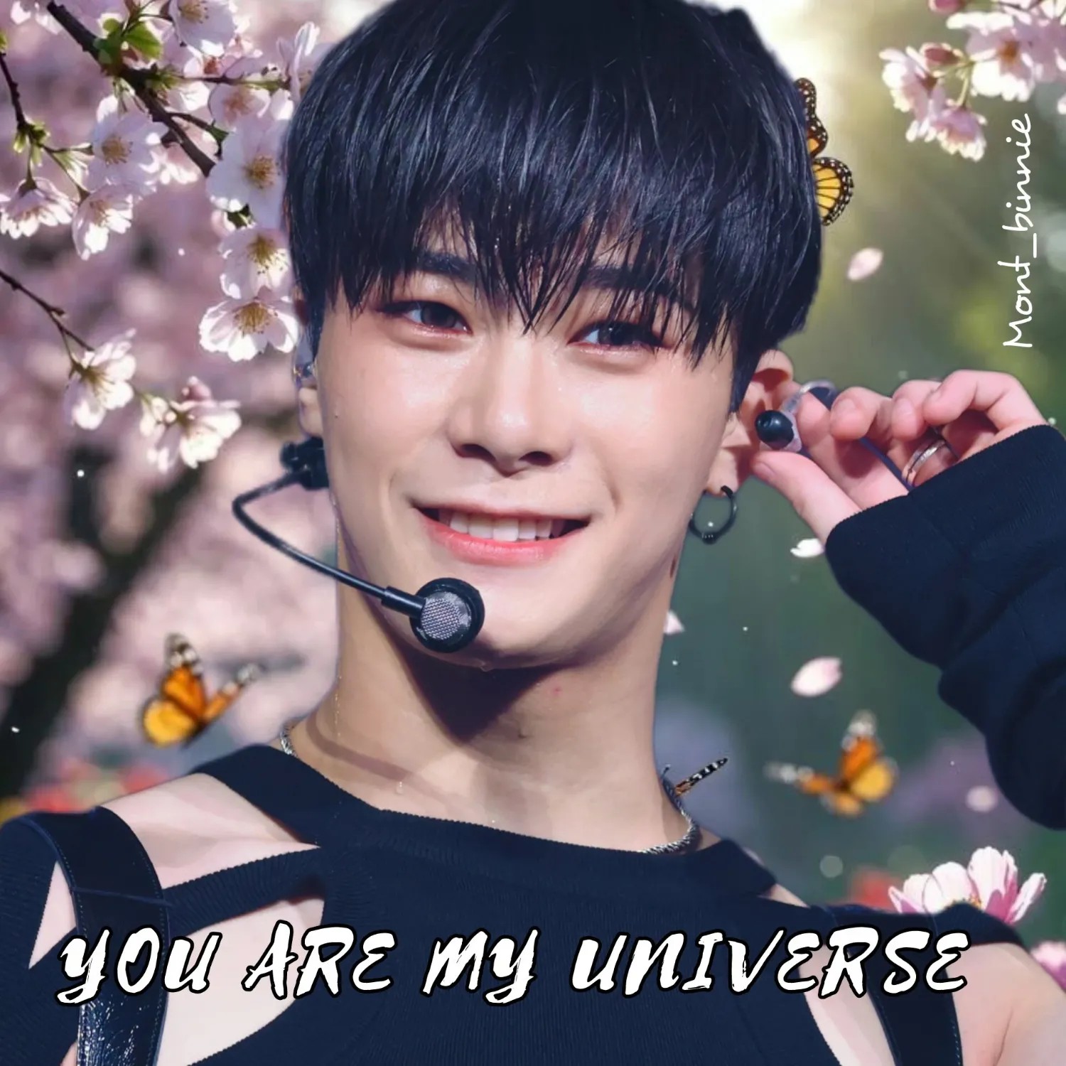 A moment captured by Moonbin (ASTRO)'s fan