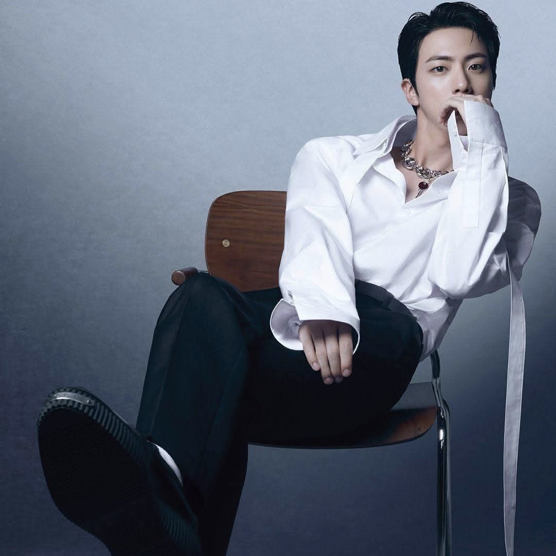 Recent activity shot of Jin (BTS)