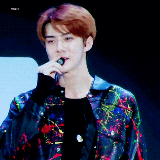 세훈 (EXO)의 비하인드 컷