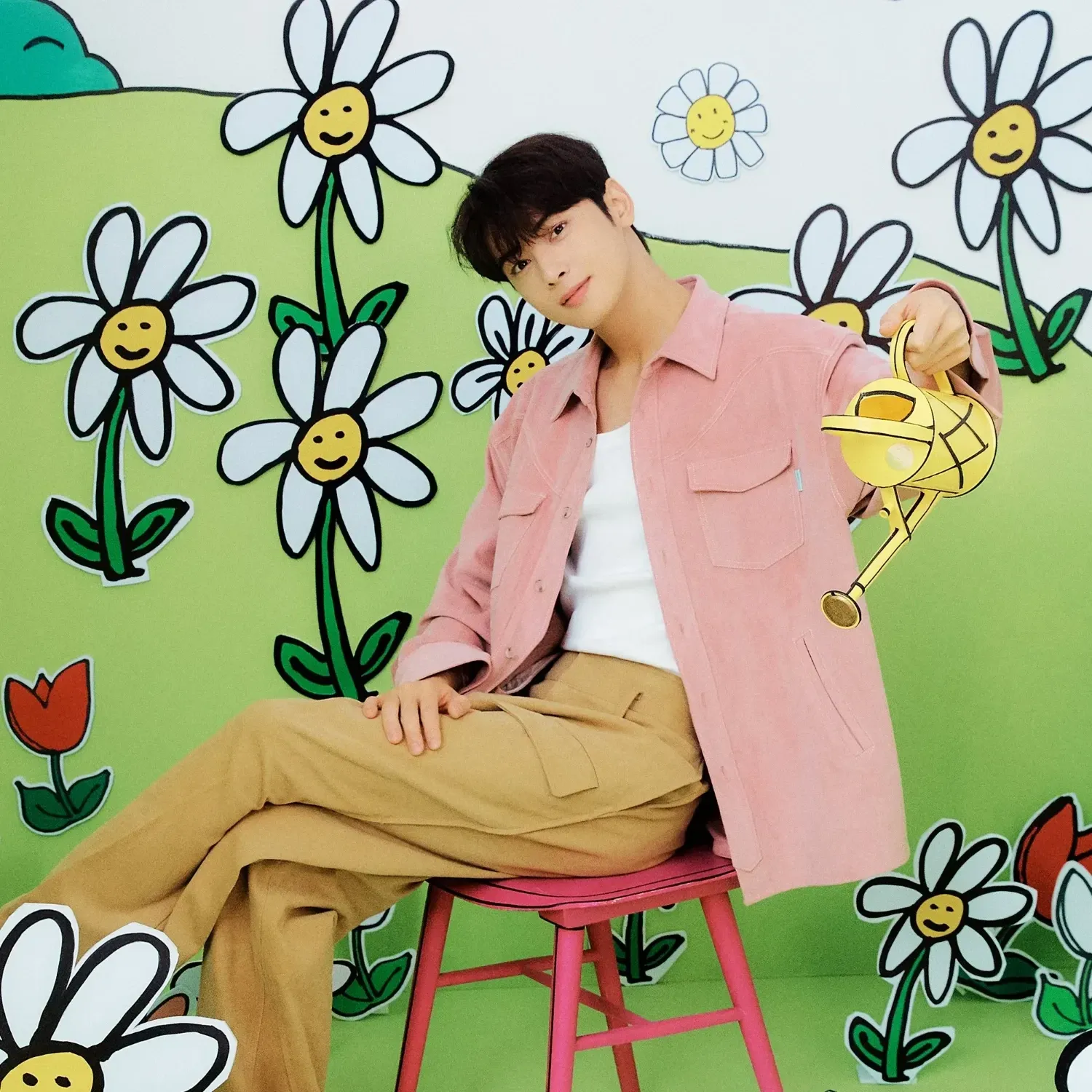 Recent activity shot of Eunwoo (ASTRO)