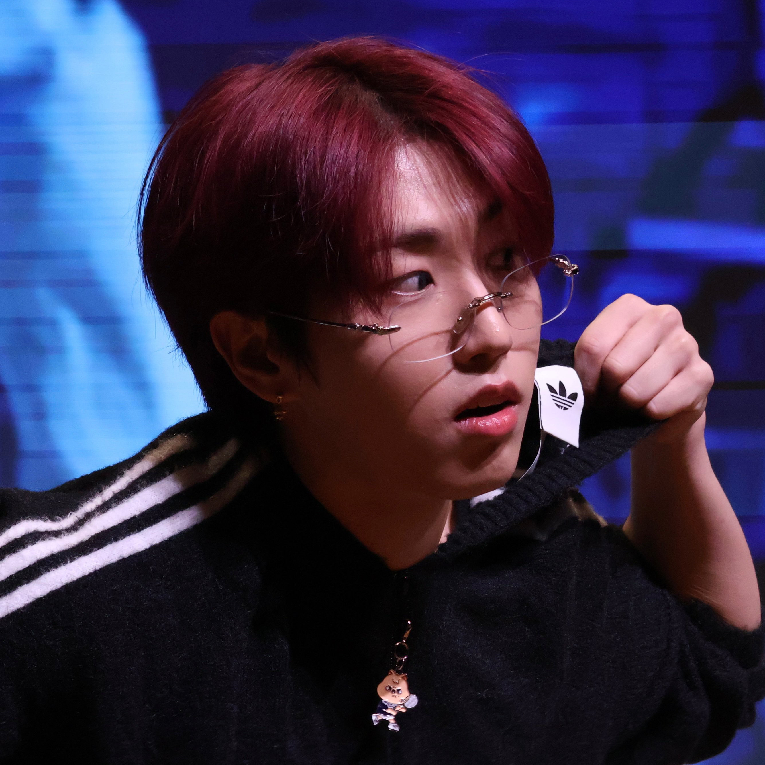 A moment captured by HAN (Stray Kids)'s fan