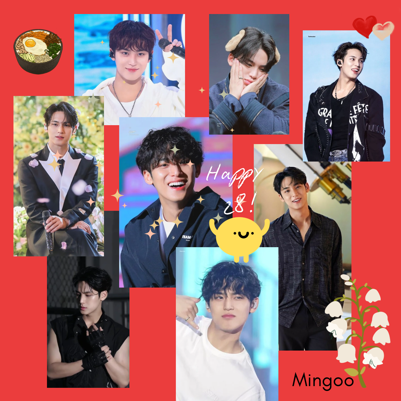 A moment captured by Mingyu (SEVENTEEN)'s fan