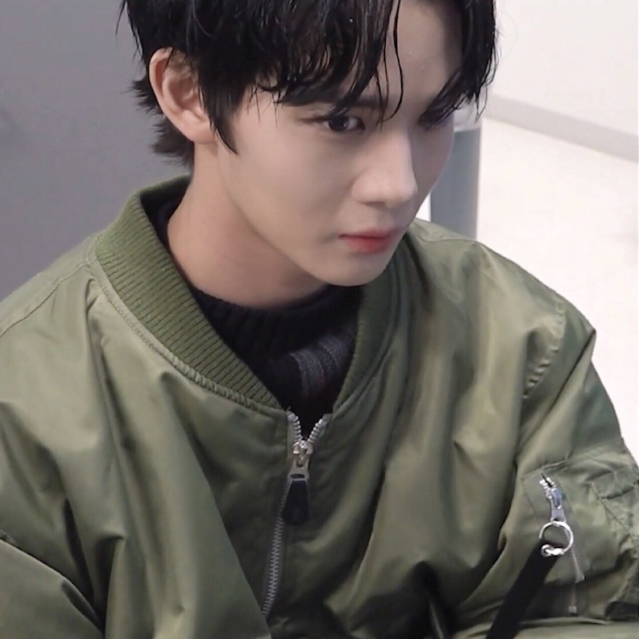 A moment captured by Bae Jinyoung's fan