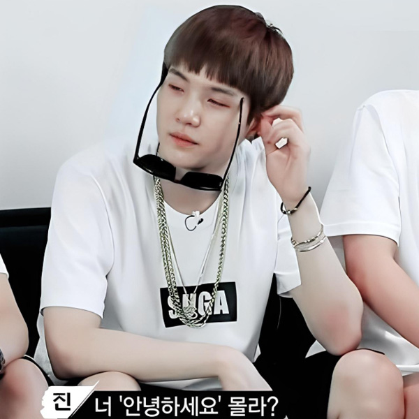 A moment captured by SUGA (BTS)'s fan