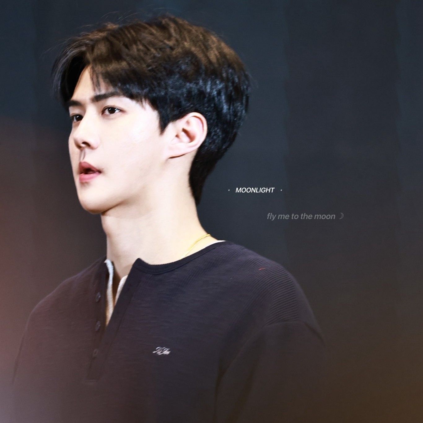 A moment captured by Sehun (EXO)'s fan