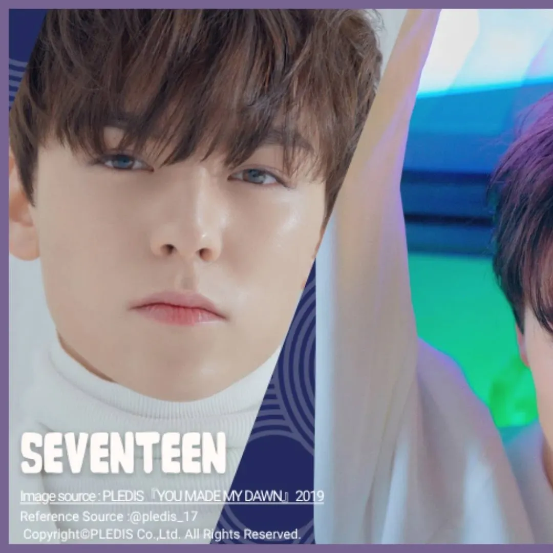 A moment captured by Vernon (SEVENTEEN)'s fan